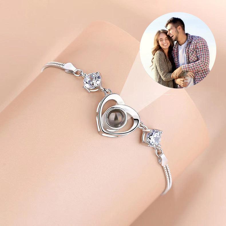 100 Kinds Of Silver Projection Bracelet Women I Love Your Creativity - Trendha