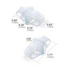 color: 2pcs Transparent