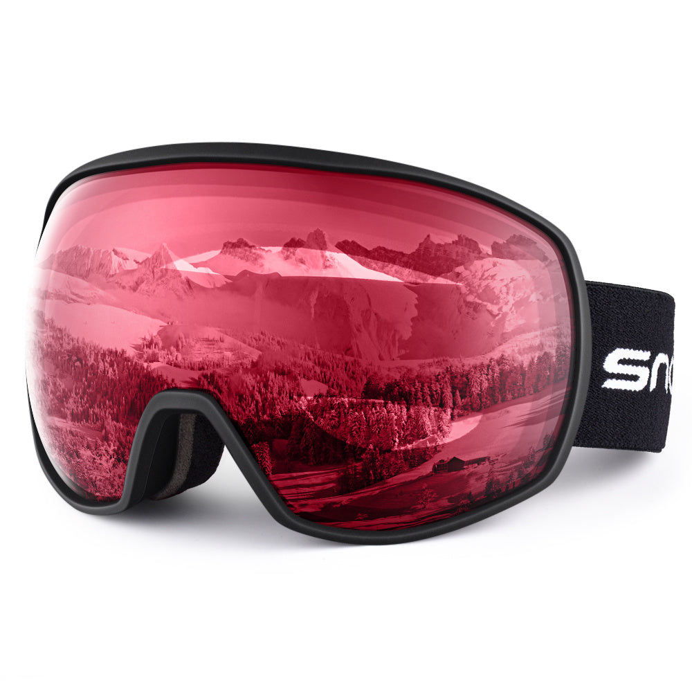 New double-layer anti-fog ski goggles, mountaineering ski goggles, men's and women's snow glasses card myopia