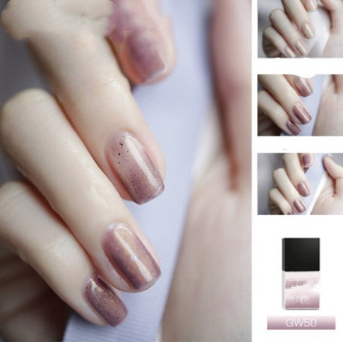 Temperature-changing Twilight Phototherapy Nail Polish Glue