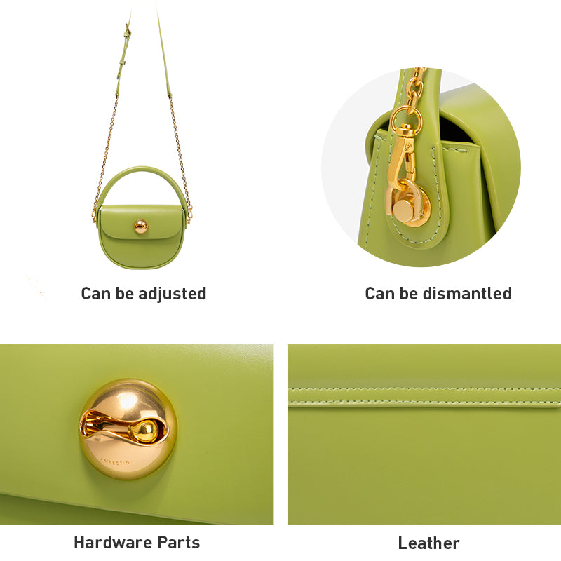 Luxury Fashion Round Handbag