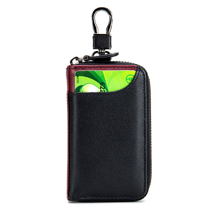 Key bag men's compact multi-functional simple card case key bag