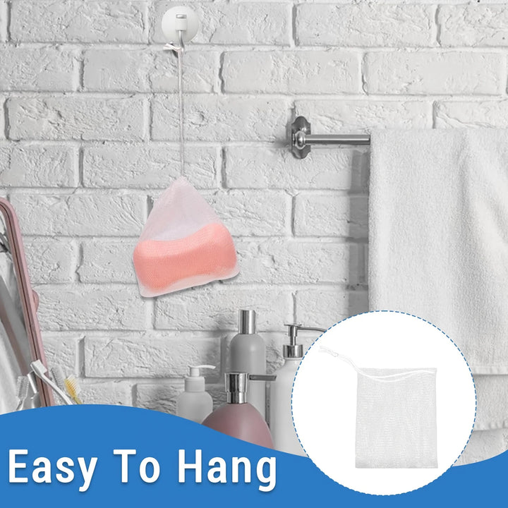 Hangable Foaming Mesh Soap Pouch