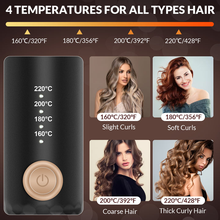 Auto Rotating Ceramic Hair Curler