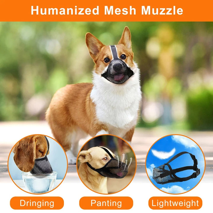 Adjustable Breathable Dog Muzzle