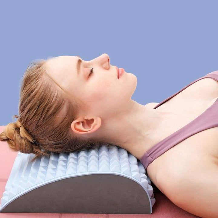 Ultimate Back Relief Stretcher: Lumbar Support and Posture Correction Pillow