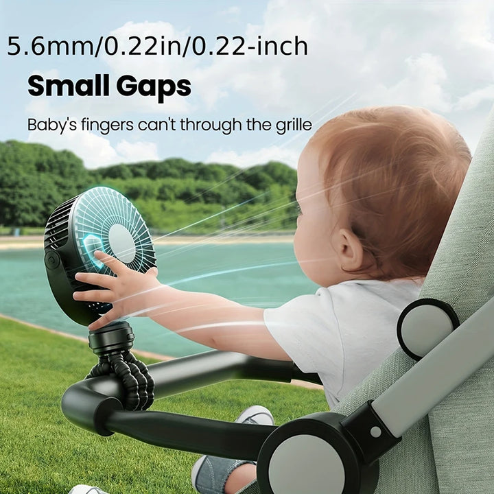 Mini Portable Stroller Fan