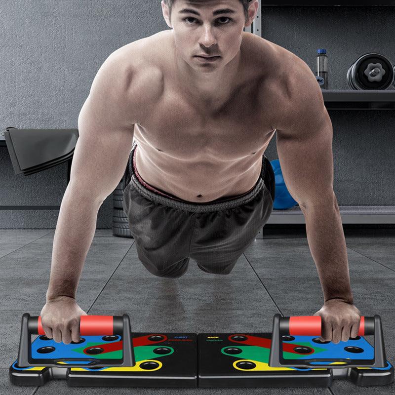 Push-up Rack Training Board To Exercise Chest Muscle Support - Trendha