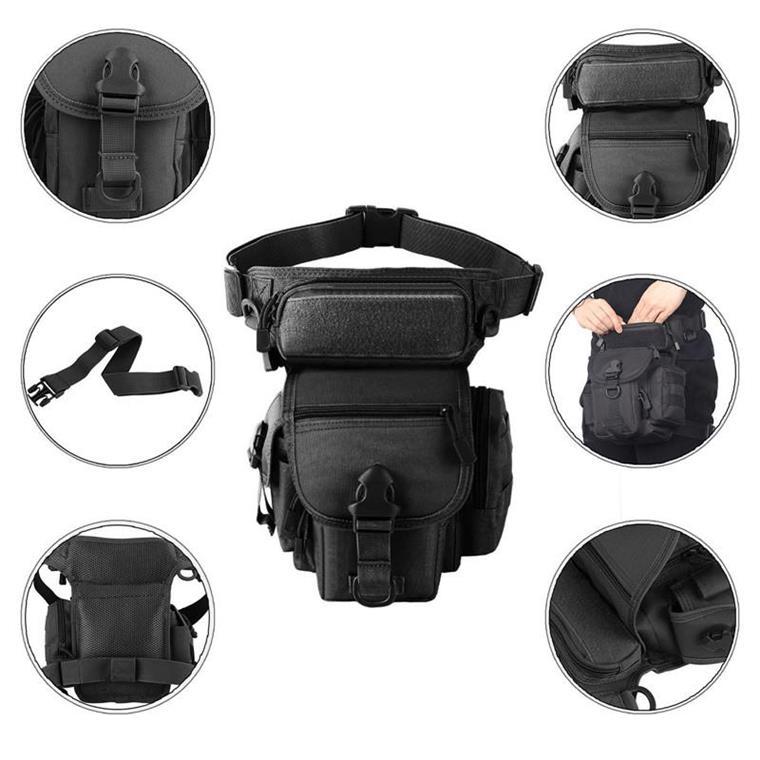 Outdoor Tactical Drop Leg Thigh Bag Utility Waist Bag