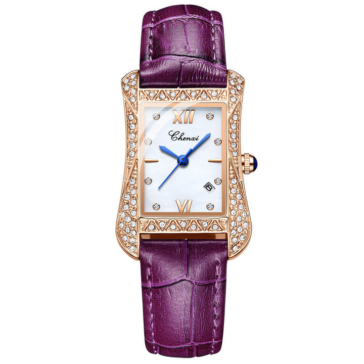 Women Wrist Watch CHENXI Brand Irregular Dial Diamond