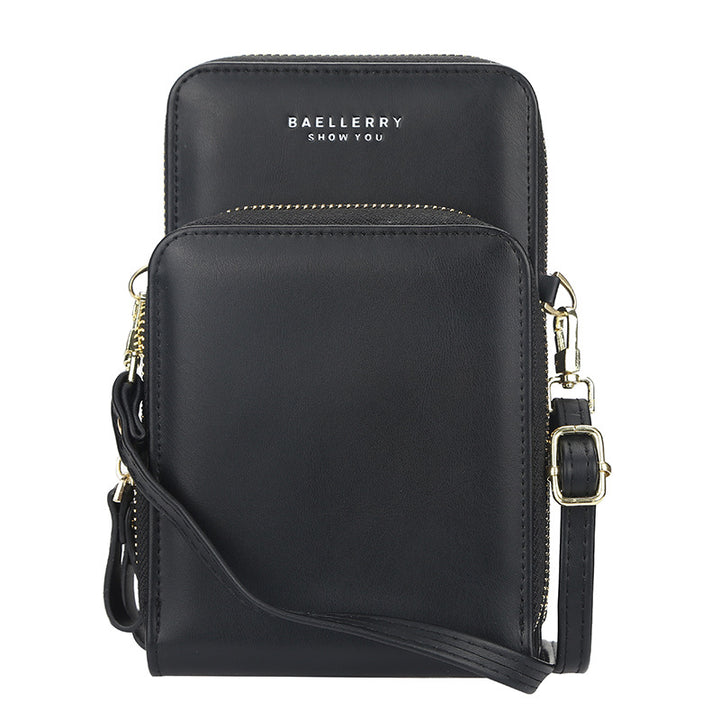 Large Capacity Crossbody Shoulder Bags For Women Fashion Zipper Mobile Phone Bag
