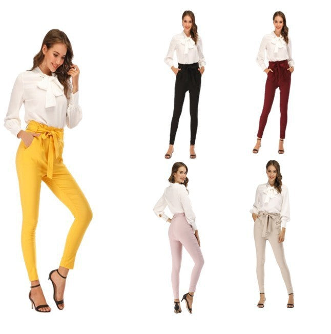 Women's Stretch Tight Fitting Straight Trendy Women's Pants