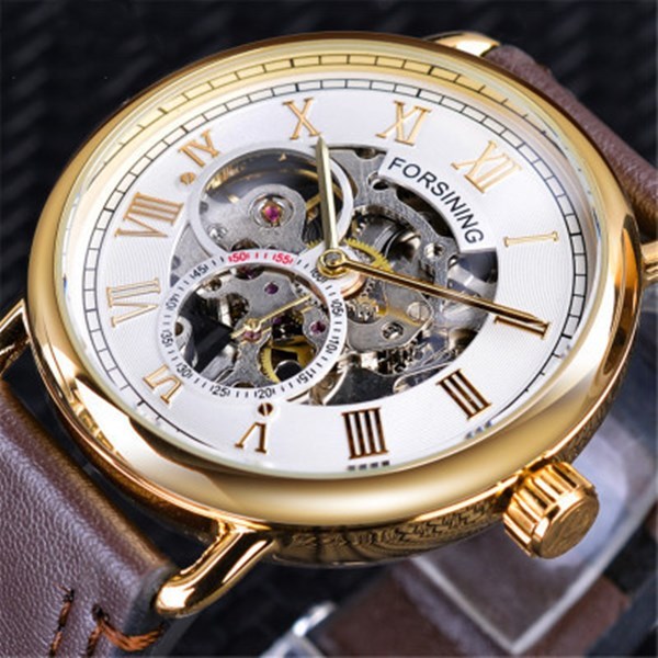 Fashion Casual Hollow Men's Mechanical Watch