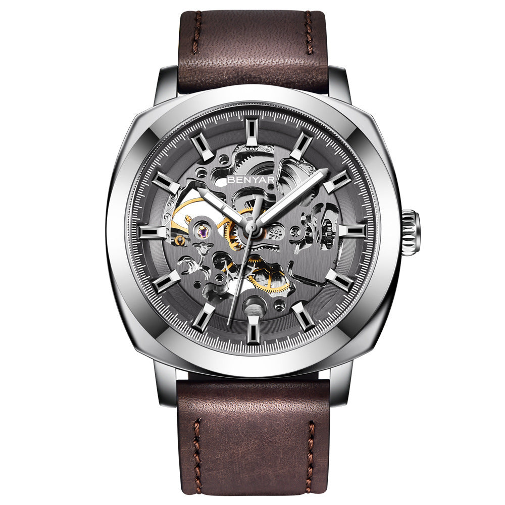 Hollow Out Mechanical Watch Automatic Fashion Men&