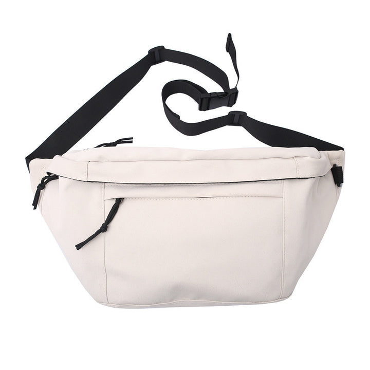 Large-capacity Canvas Chest Bag Messenger Bag Korean Fashion Casual Sports Women's Bag