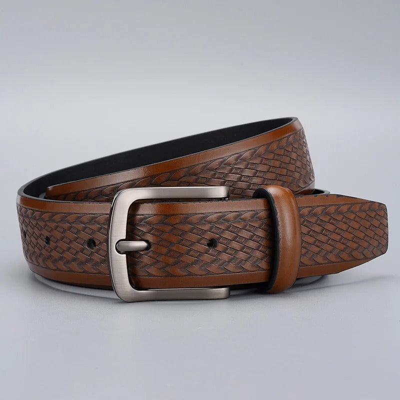 Luxury Vintage Braided Embossed Belt