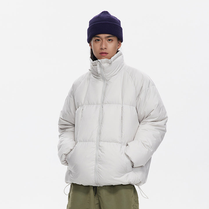 Stand-up Collar Down Jacket Unisex Thickened