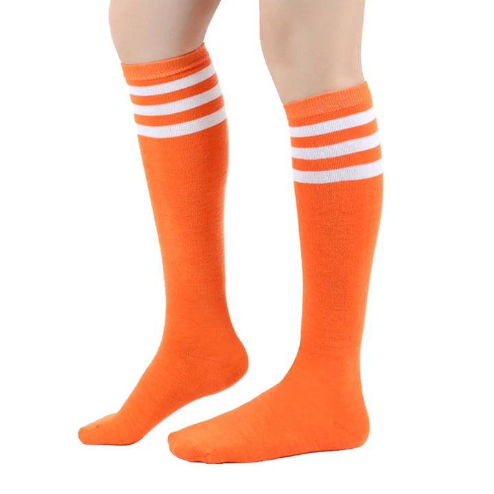 Striped Cotton Women’s Harajuku Style Calf Socks