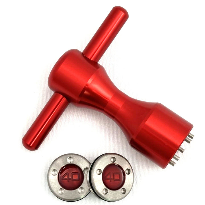 Big Tooth Red Putter Screw Set Golf Accessories