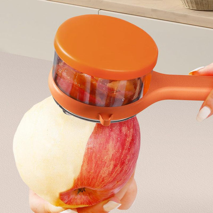 Kitchen Multi-Functional Peeler With Bucket Storage Scratcher Fruit Peeling Knife Storage Peeler Kitchen Gadgets - Trendha