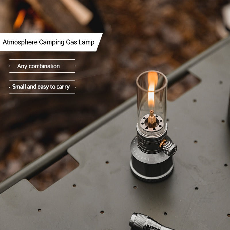 Outdoor Adjustable Gas Lantern for Camping and Hiking