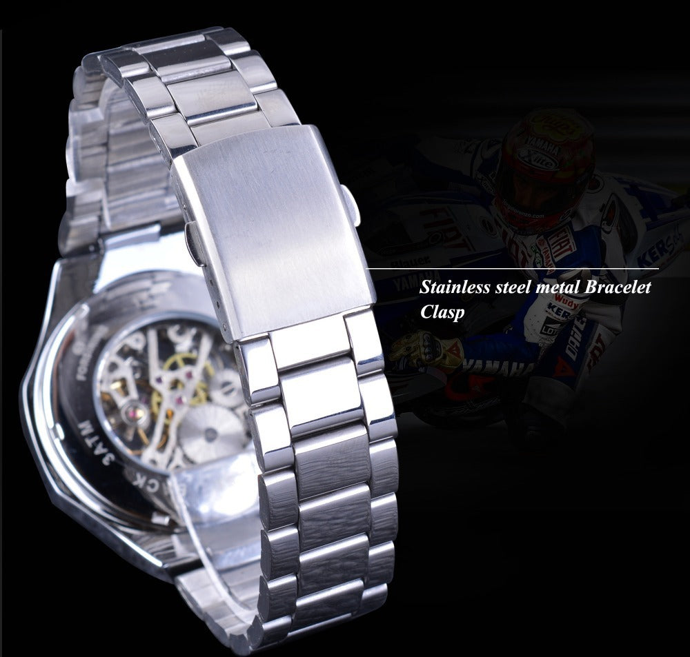 Waterproof Steel Band Mechanical Watch