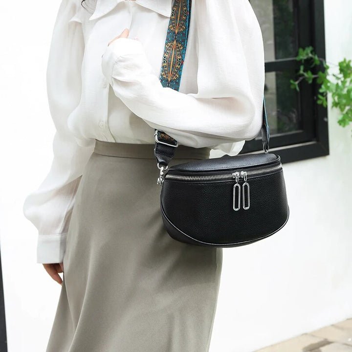 Luxury Genuine Leather Women's Shoulder & Crossbody Bag