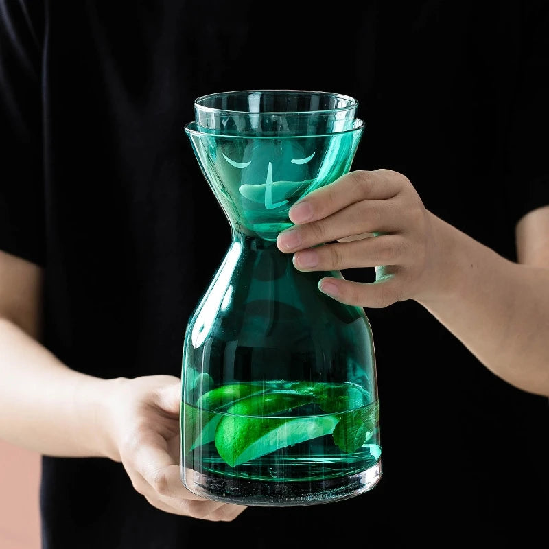 Creative Glass Water Bottle Set