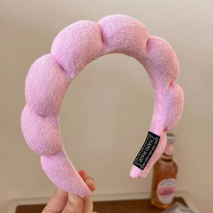 Soft Fluffy Sponge Headband for Makeup, Skincare & Hair Styling