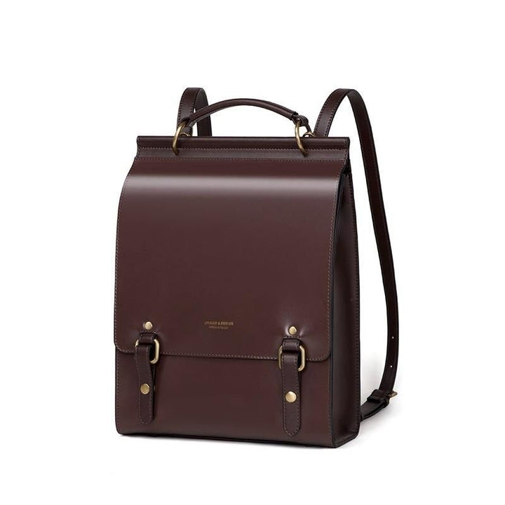 Vintage Leather Backpack for Women: Versatile, Stylish School and Travel Bag