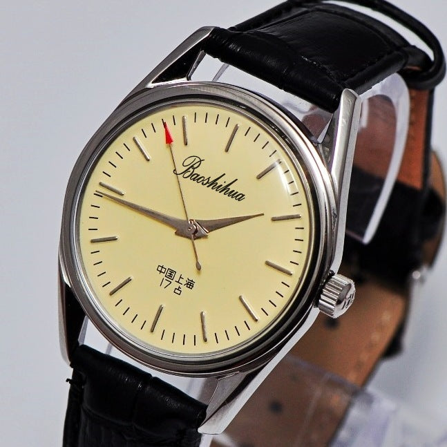 Men's Manual Spring Mechanical Ultra-thin Retro Watch