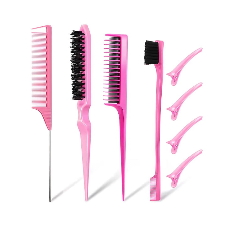 8-Piece Professional Hair Styling Comb Set