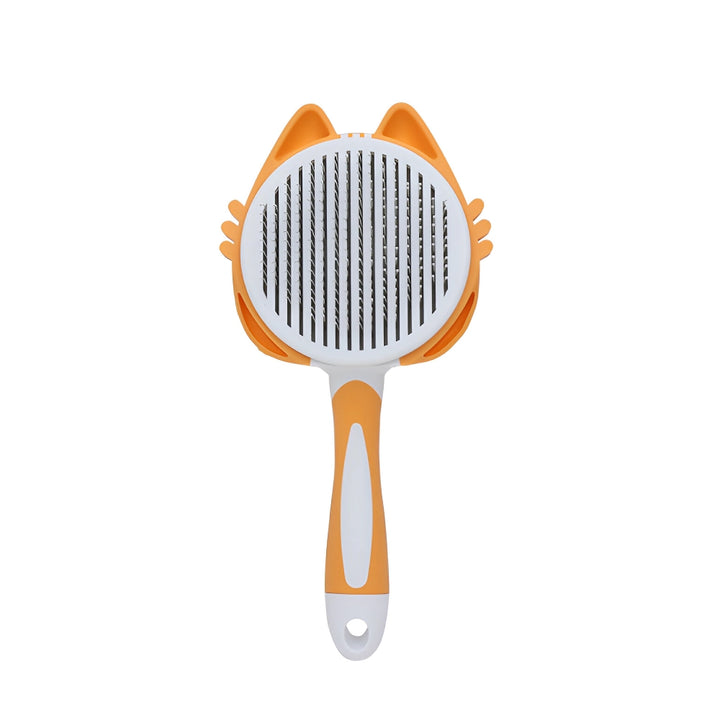 Self-Cleaning Pet Grooming Brush - Dog & Cat Hair Remover