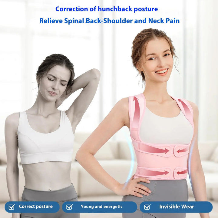 Posture Corrector & Lumbar Support Brace