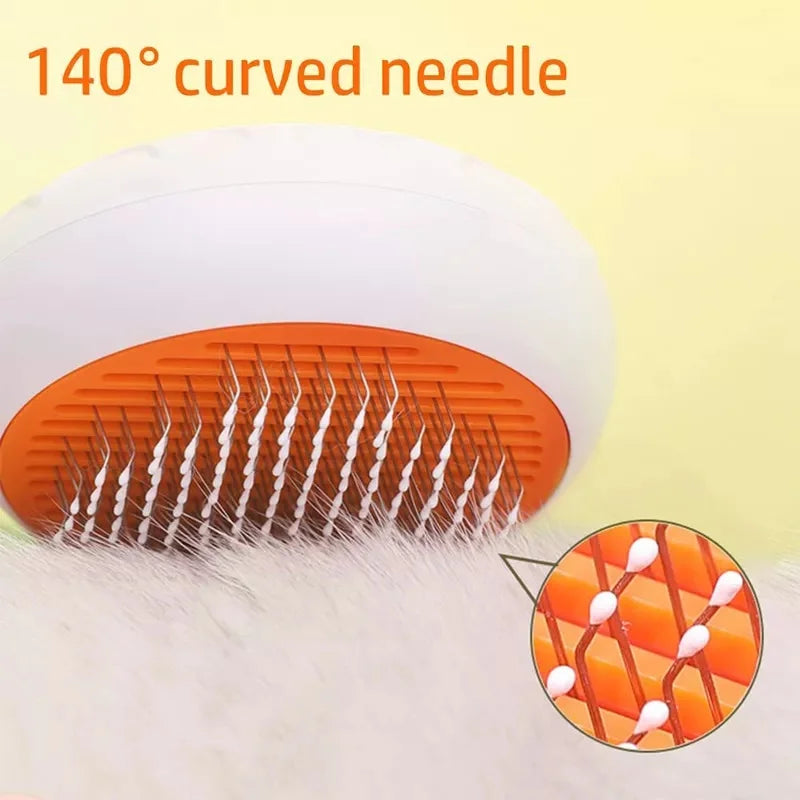 Self-Cleaning Pet Hair Removal Comb