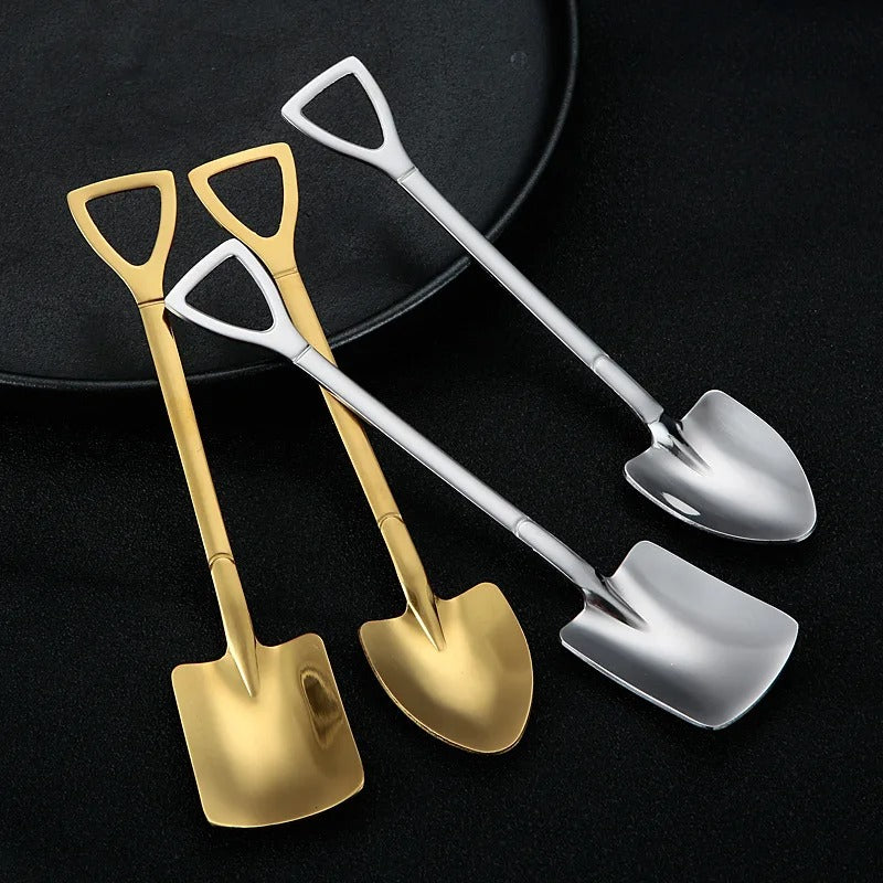 Luxury Stainless Steel Shovel Spoons Set