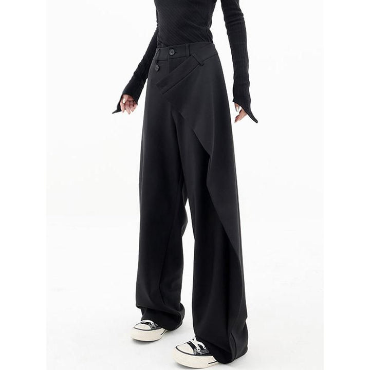 High-Waisted Wide-Leg Fashion Trousers for Women