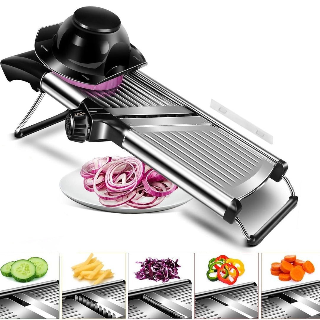 Stainless Steel Chopper Set Mandolin Grater Slicer Cut Resistant Gloves