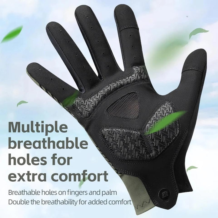 Unisex Full Finger Breathable Cycling Gloves