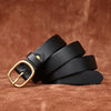 color: Black Round buckle