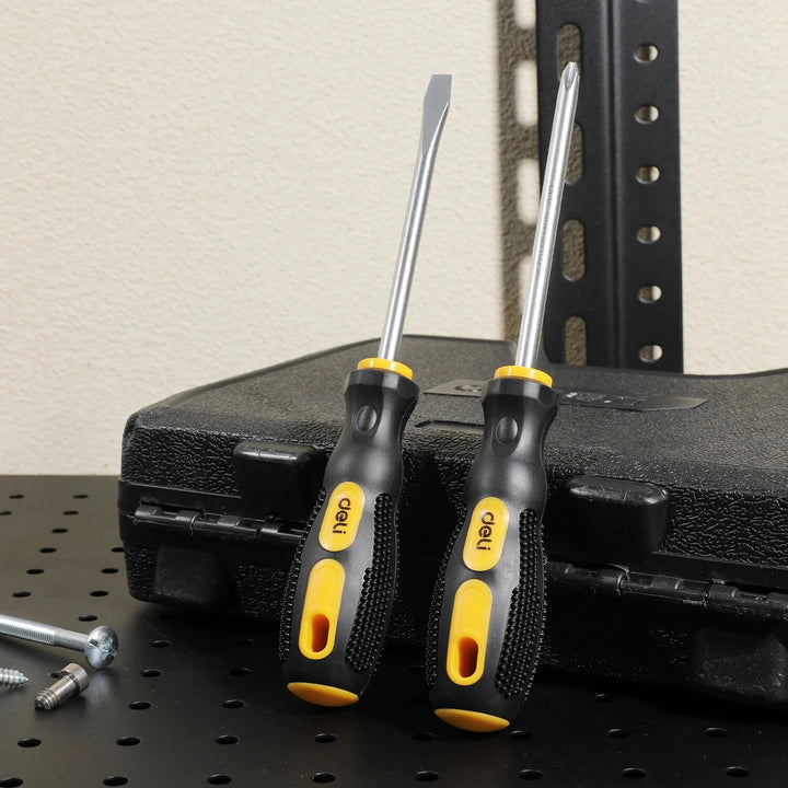 Magnetic Flat Head and Cross Screwdriver Set