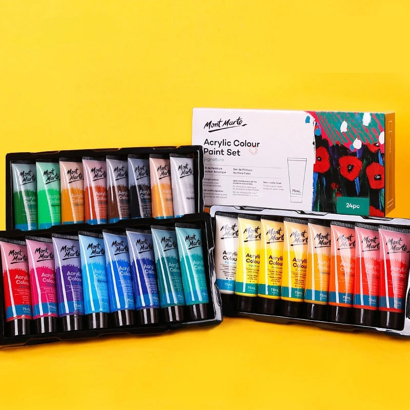 75ml Non-Toxic Waterproof Acrylic Paint Set