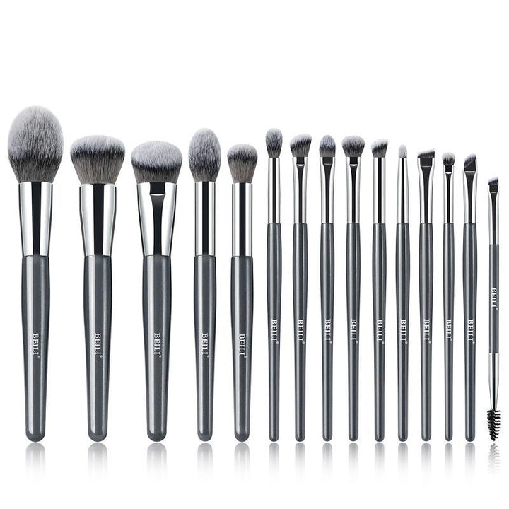 Professional Blue Makeup Brush Set