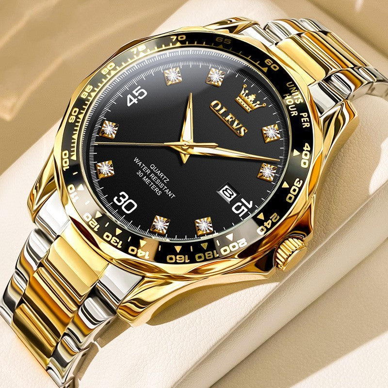 Green Submariner Quartz Watch Luminous Men&