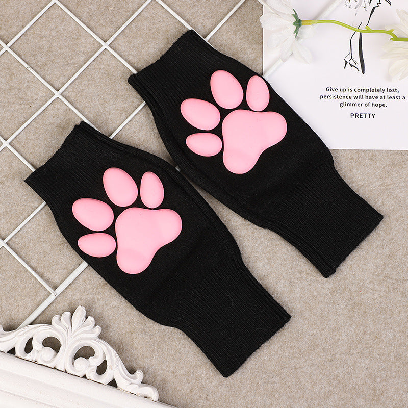 3D Silicone Cat Paw Pads Gloves