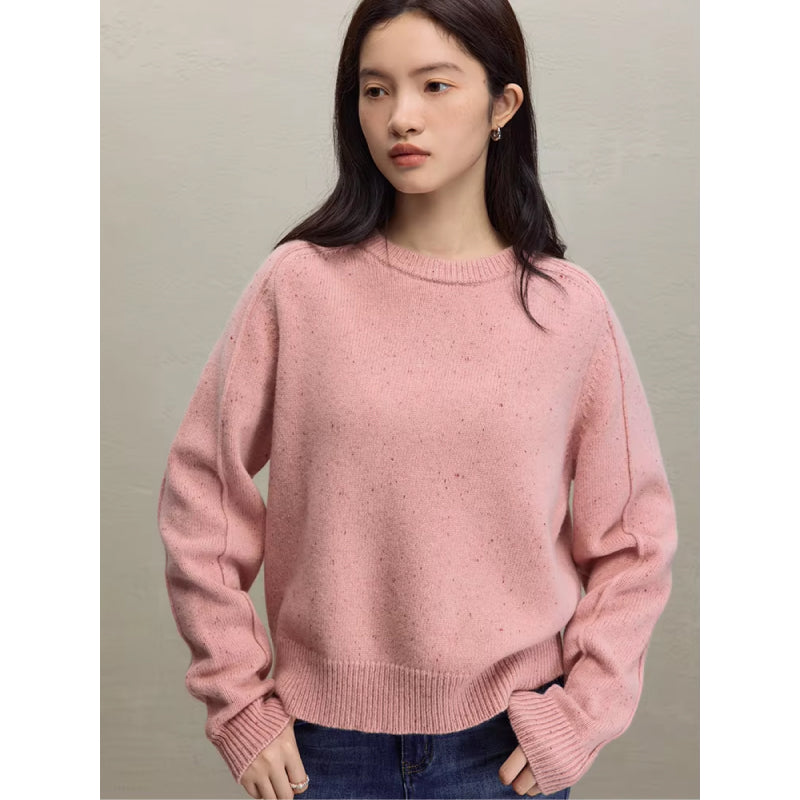 Cozy Soft Round Neck Wool Sweater