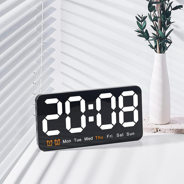 Simple Large Screen Hanging With Temperature Multi-purpose Alarm Clock