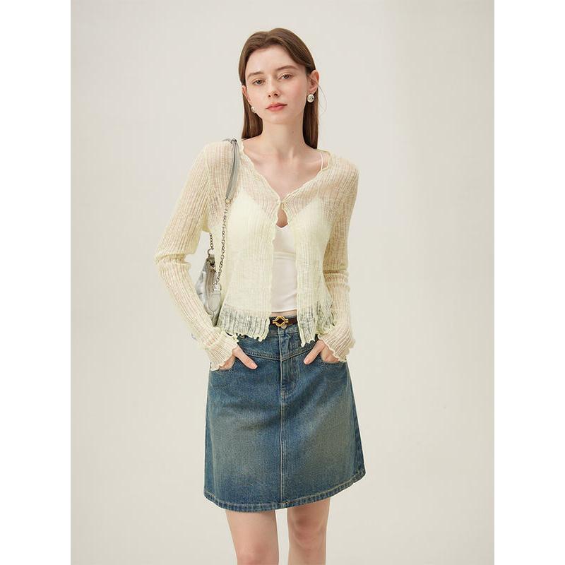 FSLE Academy Style Denim Skirt