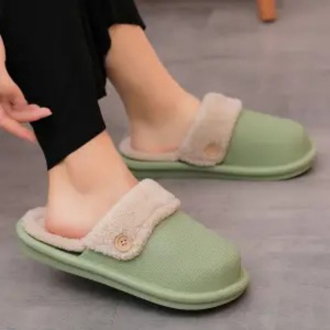 Thick Soled Anti Slip Warm Slippers