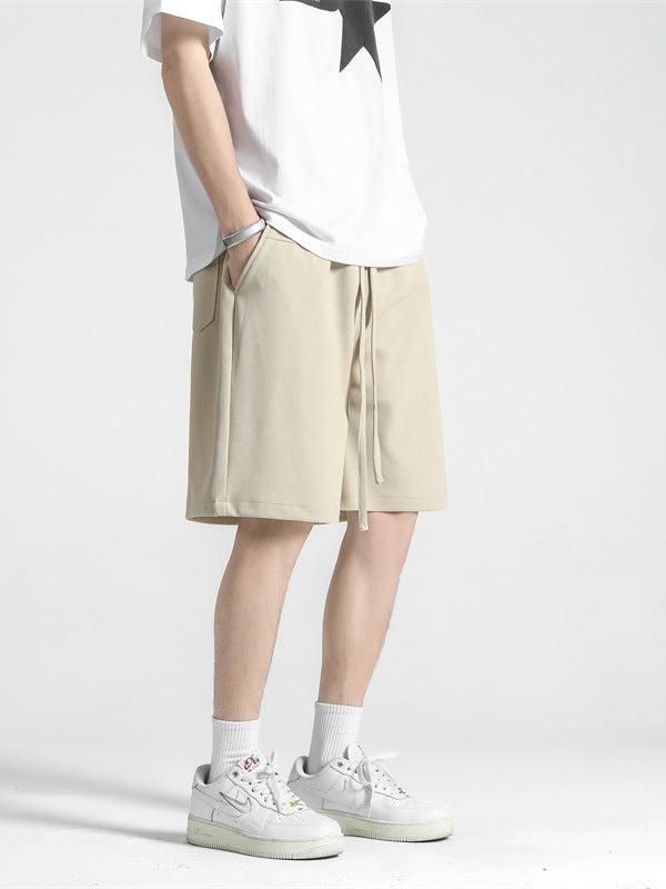 Men's Drawstring Loose Straight Pants